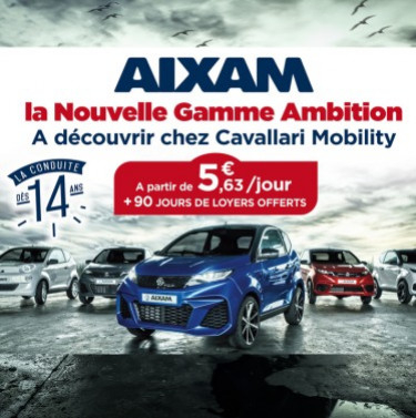 La Nouvelle Gamme Ambition à découvrir chez AIXAM Cote d'Azur !