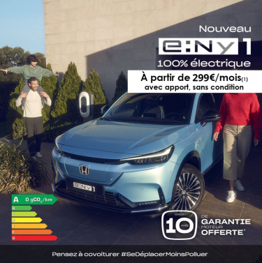 Honda e:Ny1 à partir de 279€/mois(1)
