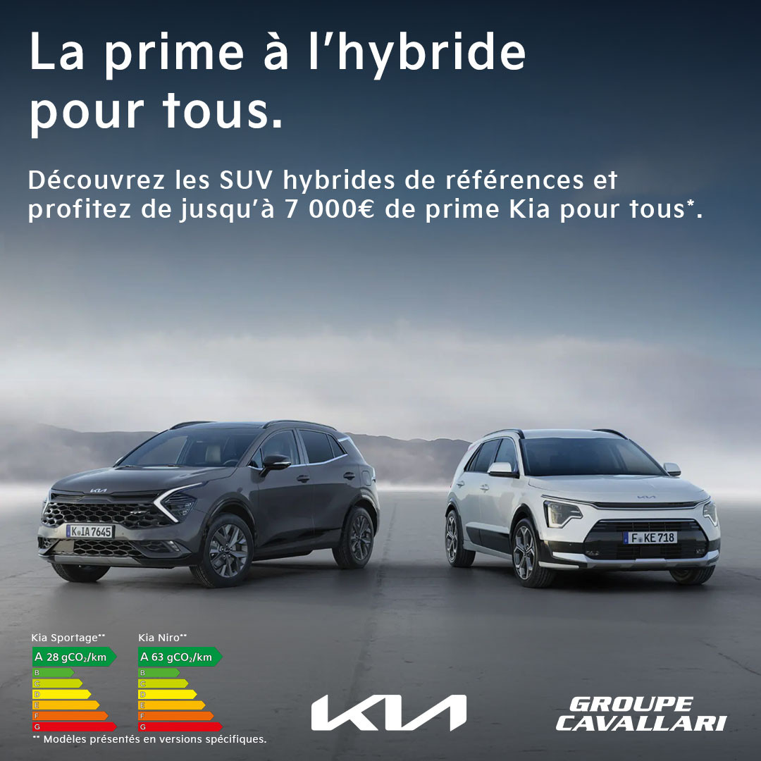 LA PRIME A L’HYBRIDE POUR TOUS