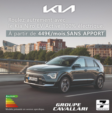 Kia Niro EV : l'électrique dès 449€/mois, sans apport*