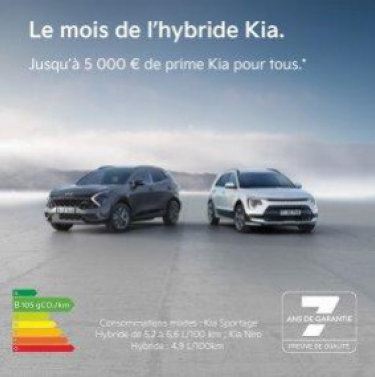 Le mois de l'hybride Kia.