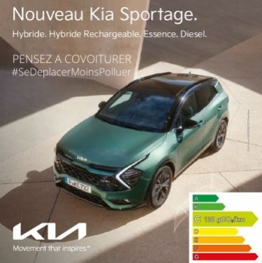 Offre nouveau Kia Sportage à partir de 297€ par mois