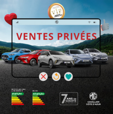 PROFITEZ DES VENTES PRIVÉES MG CAVALLARI CÔTE D'AZUR