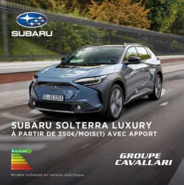 4 Roues motrices Subaru Solterra Luxury à partir de 350€/mois(1)