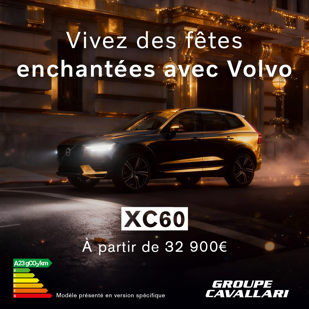 Votre prochain Volvo XC60 est disponible dès 32 900€ (1)