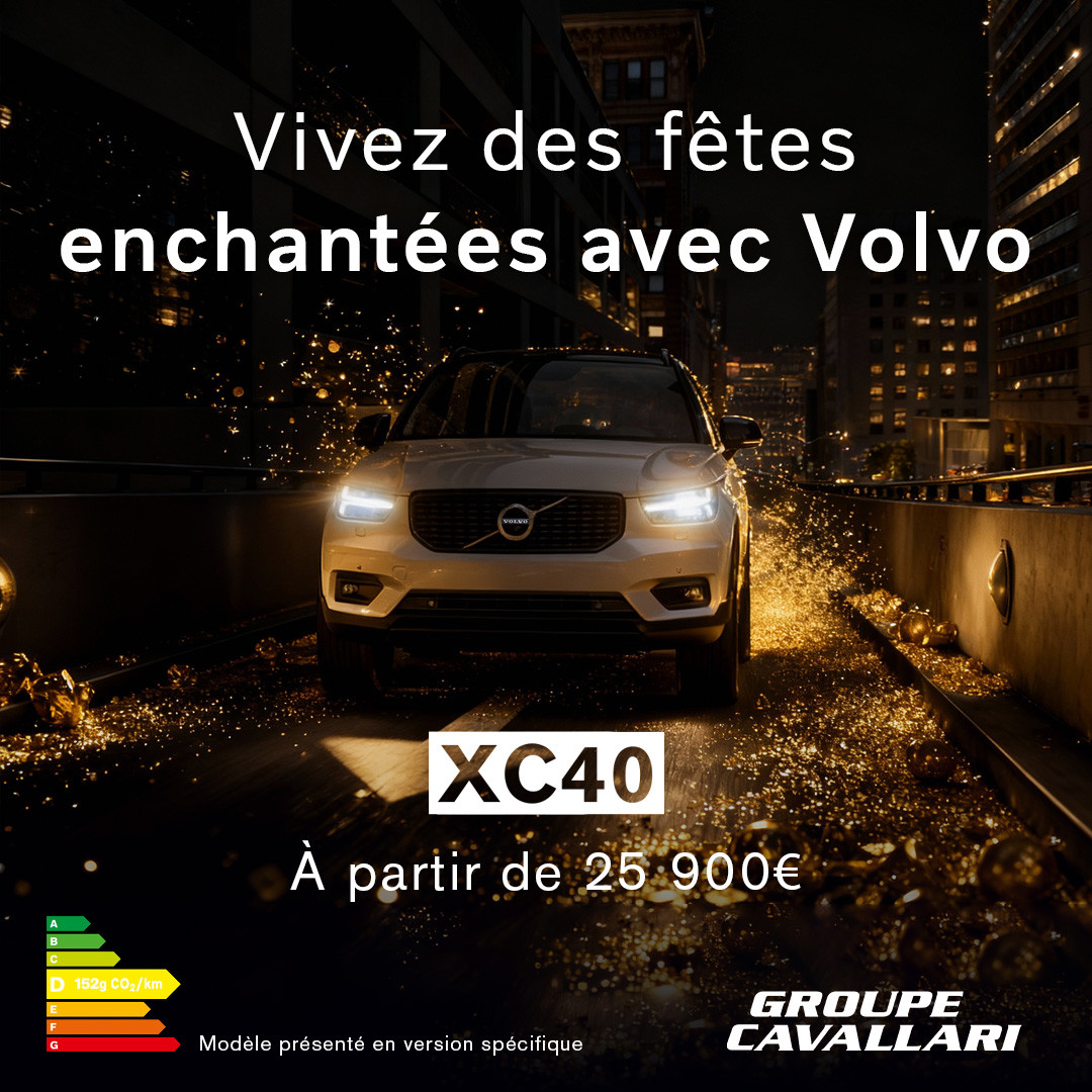 Votre prochain Volvo XC40 est disponible dès 25 900€(1)