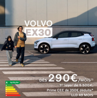 Votre prochain SUV Volvo est disponible dès 290€/mois (1)