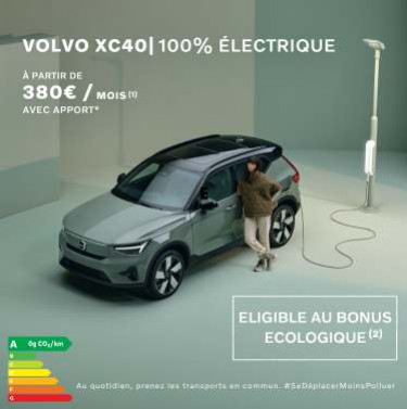 Découvrez le Volvo XC40 100% électrique